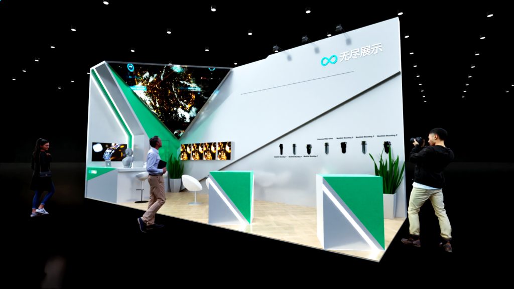 展台模型1160# (3×9)-无尽展示