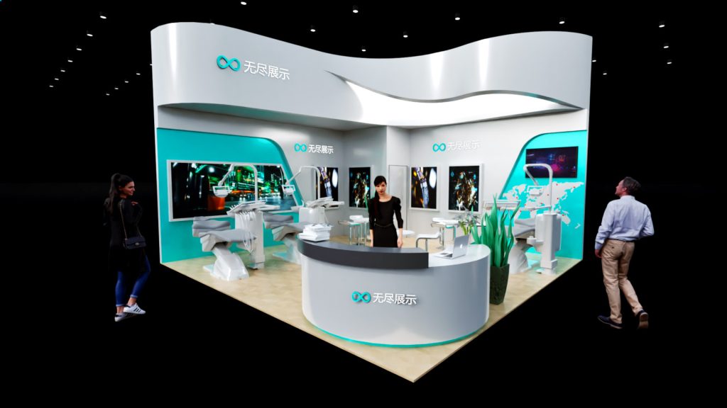 展台模型1047# (6x6)-无尽展示