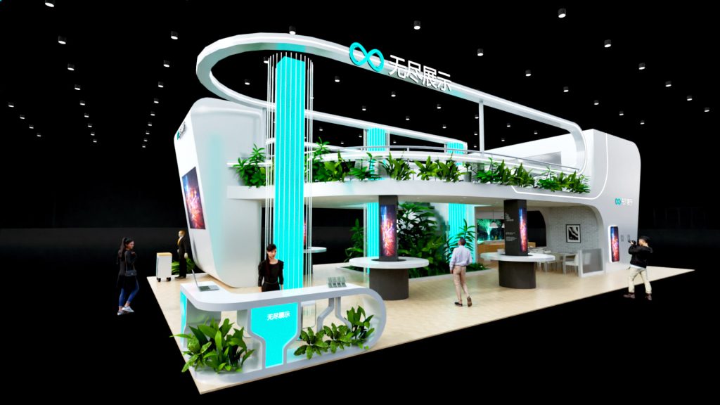 展台模型1093# (11x20)-无尽展示