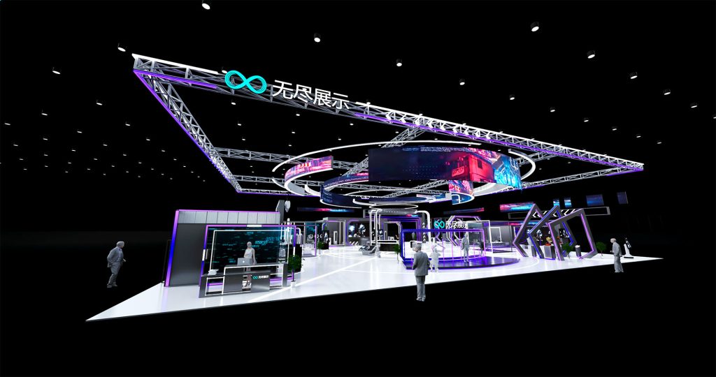 展台模型1452# (25x32)-无尽展示