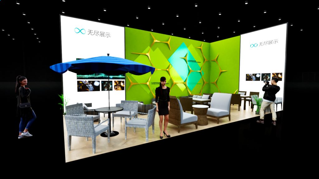 展台模型1147# (5×10)-无尽展示