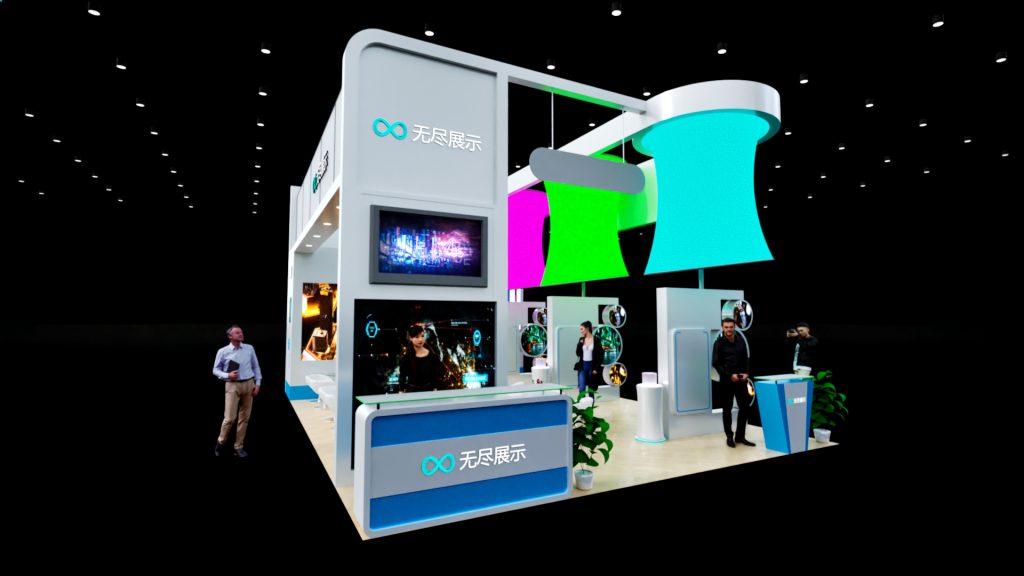 展台模型1221# (6x9)-无尽展示