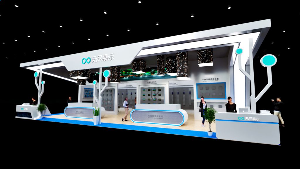 展台模型1223# (10x17)-无尽展示