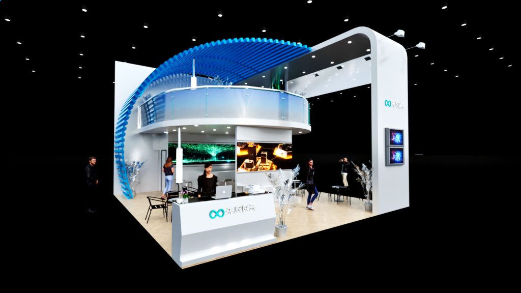 展台模型1230# (8x9)-无尽展示